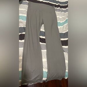 Gray Wide-Leg Pants
